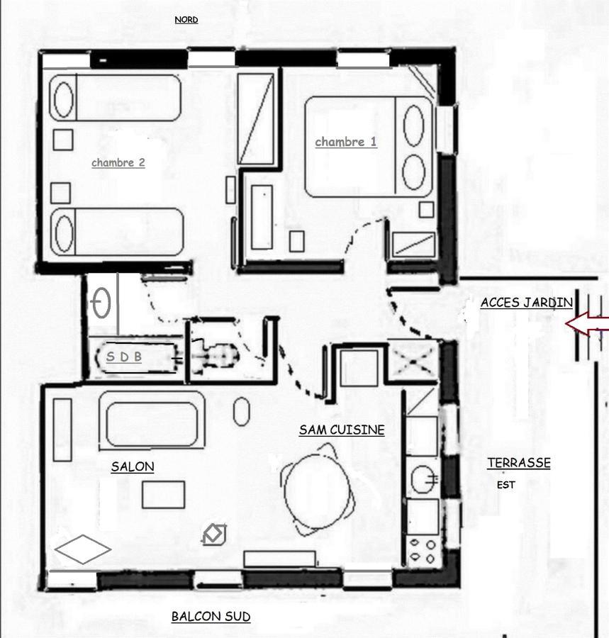 "Chalet Les Aravis" Chalet Et Appartements Льо Гран-Борнан Екстериор снимка