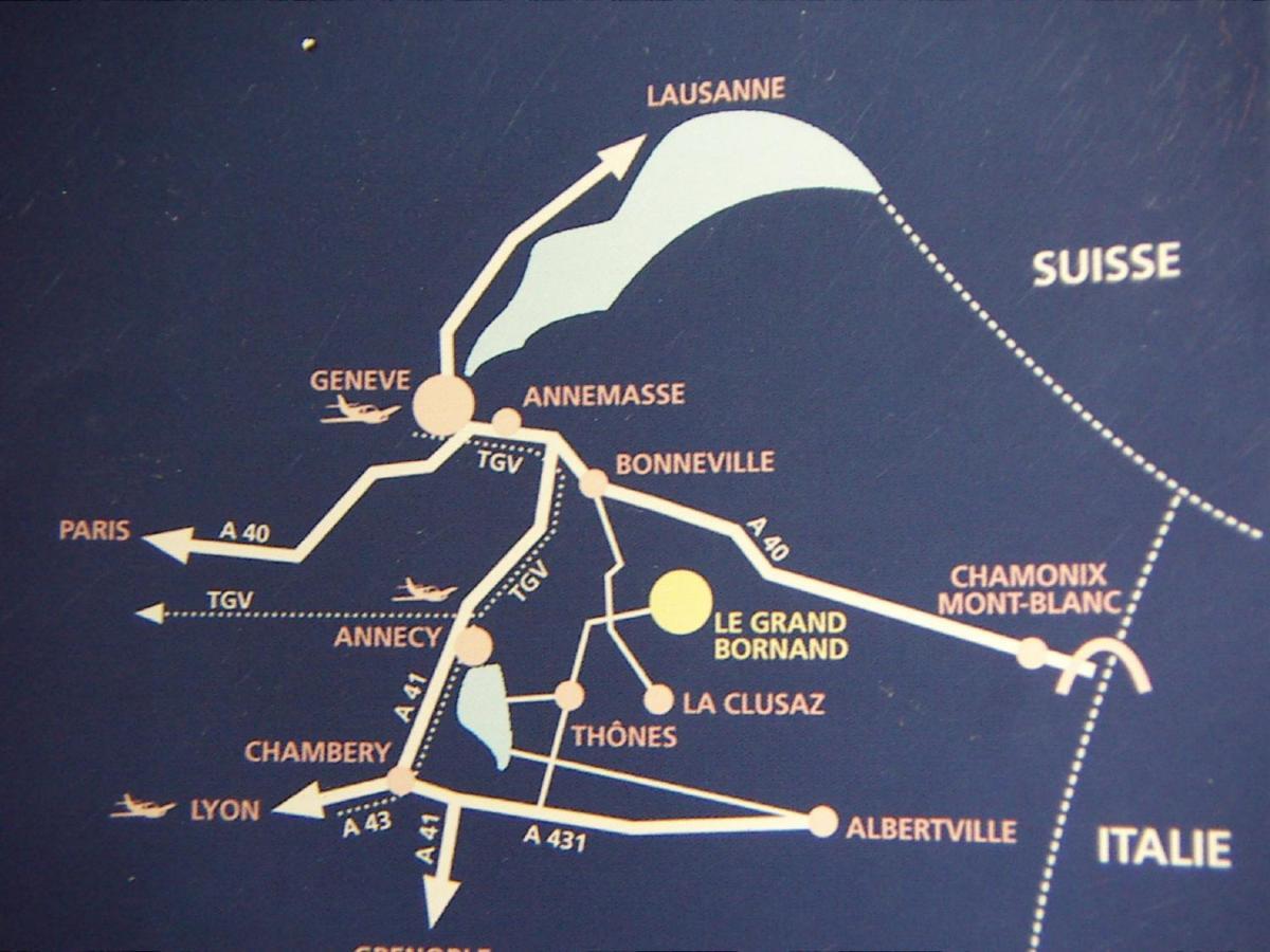 "Chalet Les Aravis" Chalet Et Appartements Льо Гран-Борнан Екстериор снимка